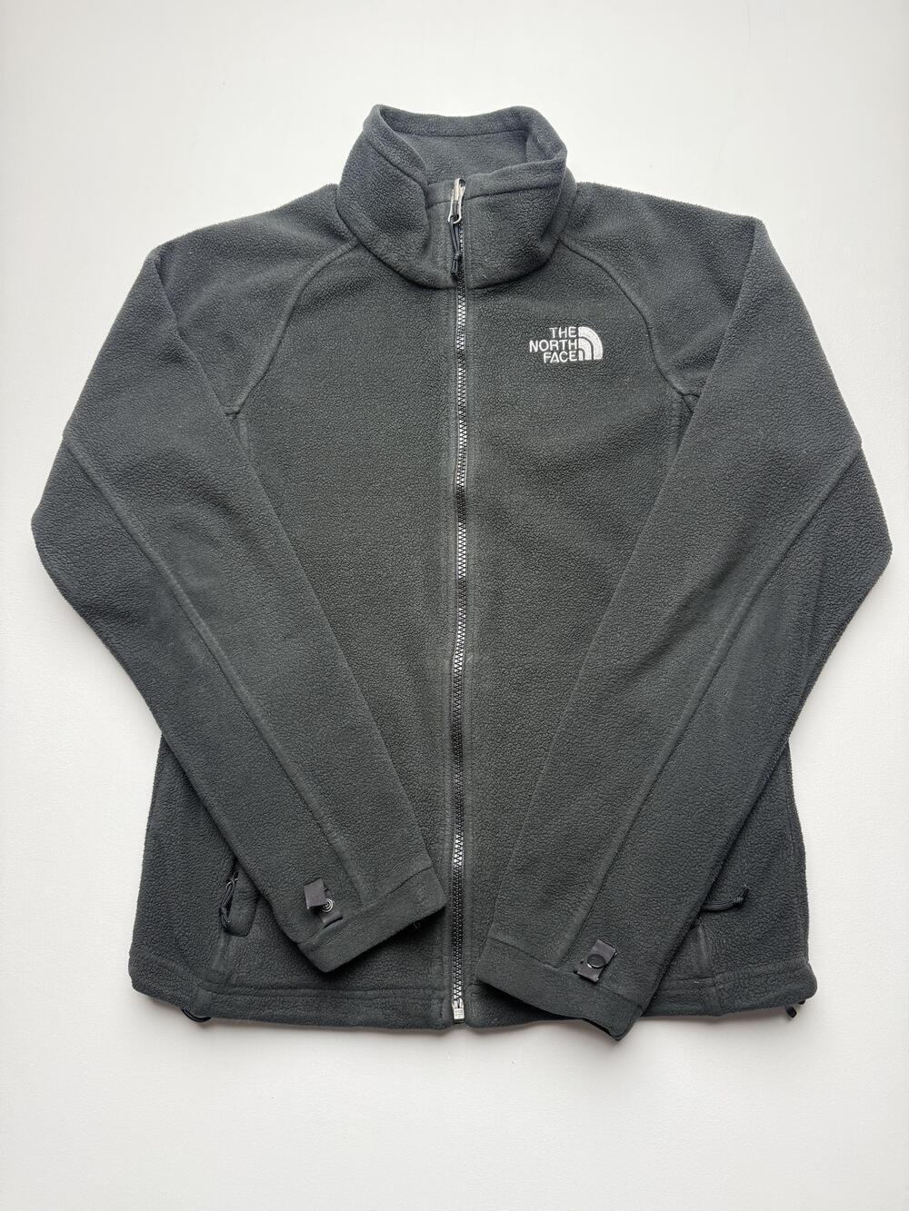 The North Face Fleece Jacket Womens Small Black Full Zip Pockets Outdoor Warm